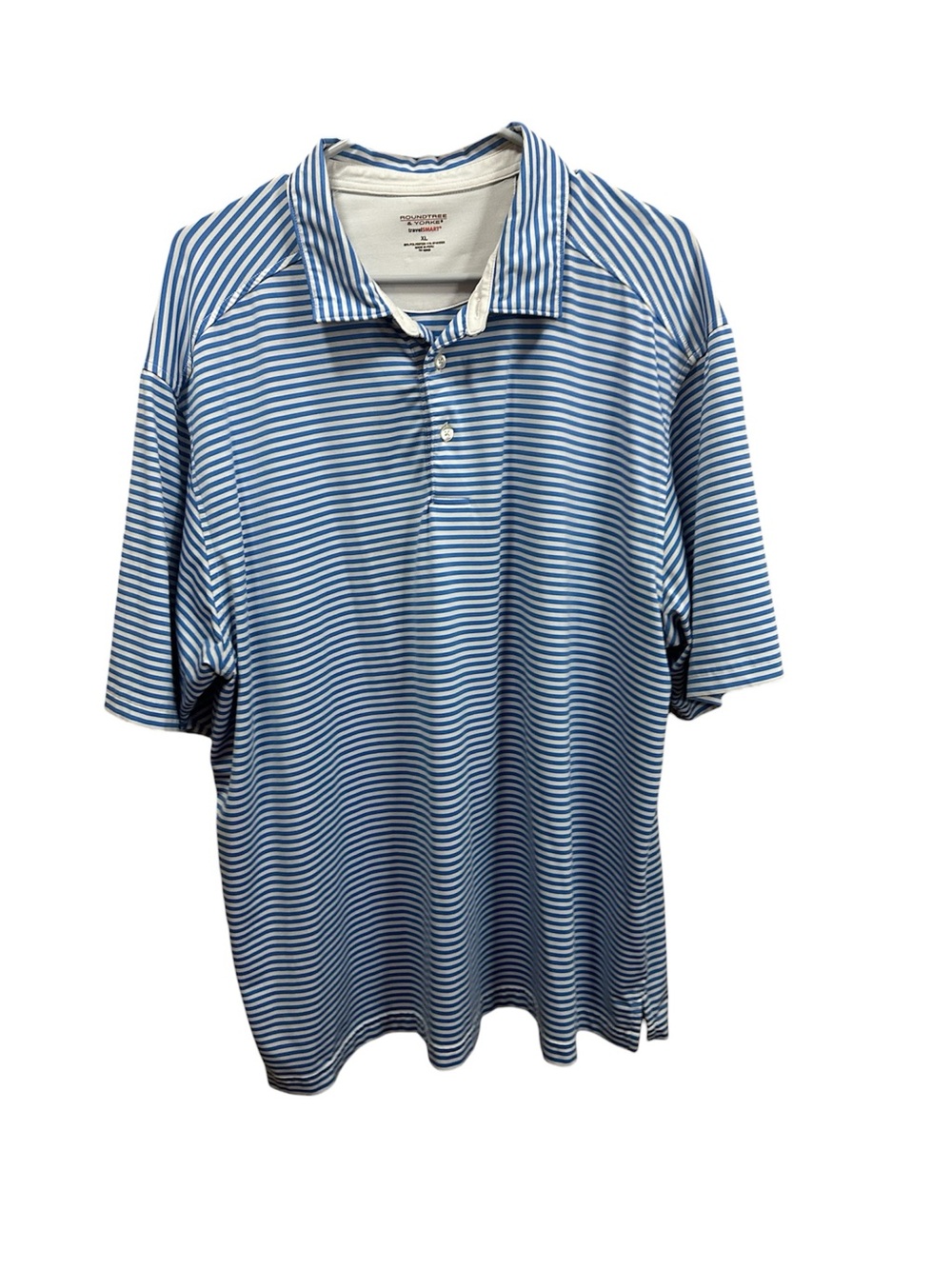 Roundtree & Yorke Travel Wear Striped Polo XL